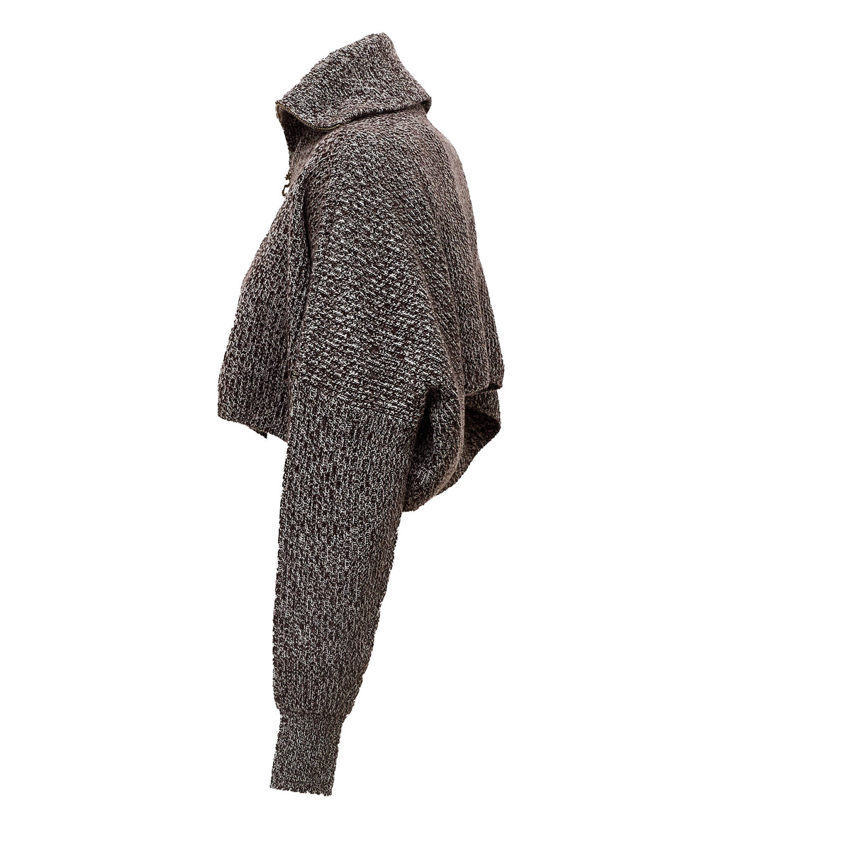 Maglia Rive Mezza Zip In Lana, Cashmere