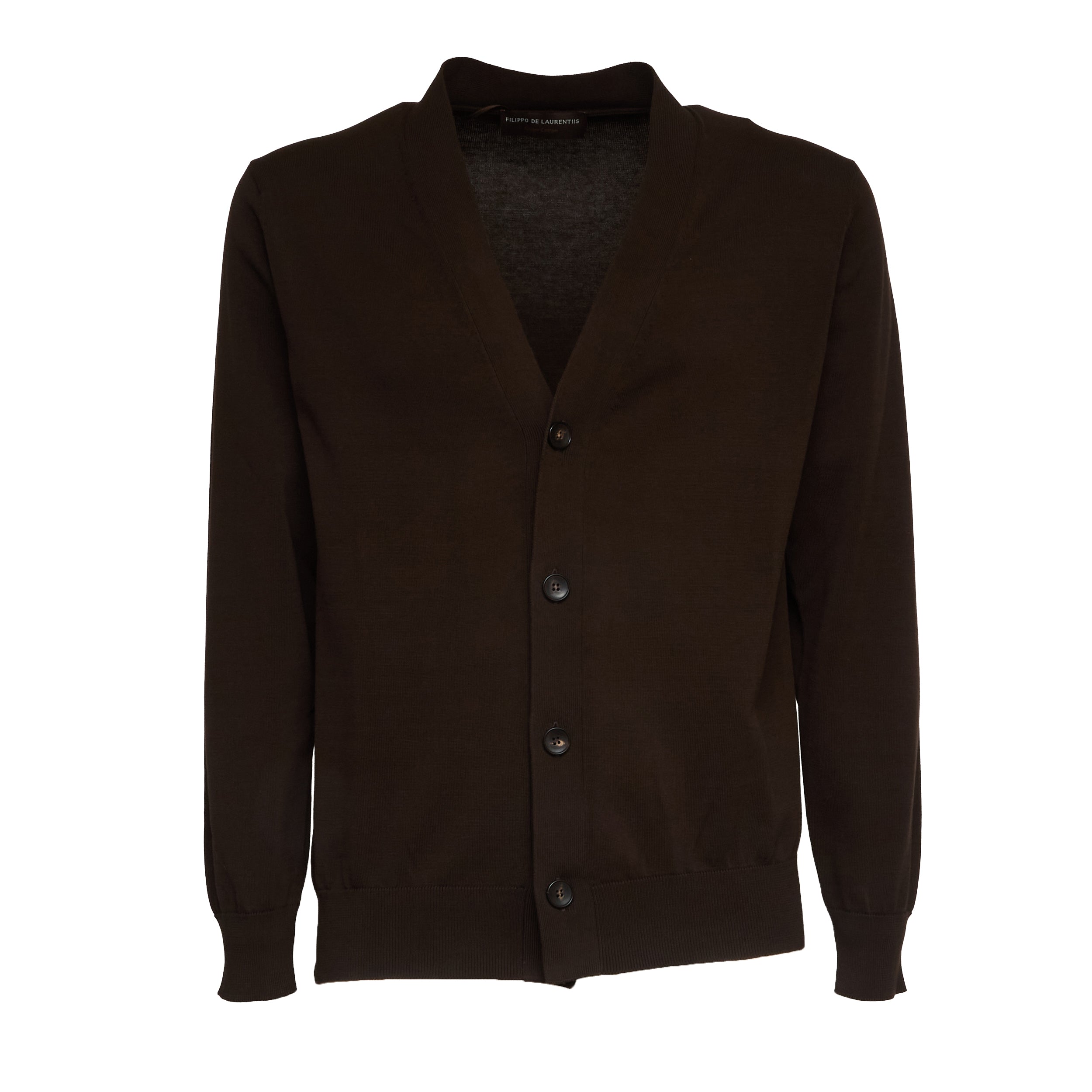 Cardigan In Crêpe Di Cotone