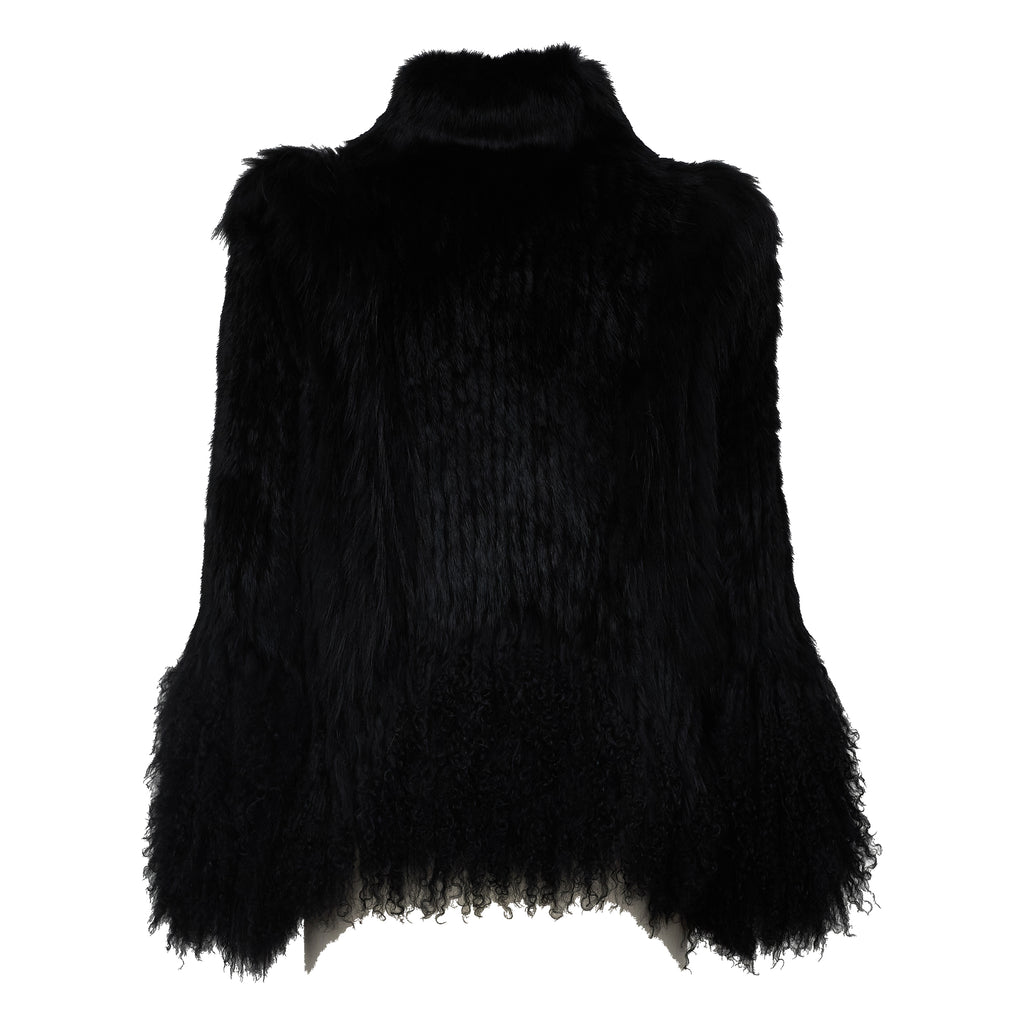 Giacca Pelliccia Tricot