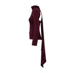 Morena Long-Sleeved Scarf Top