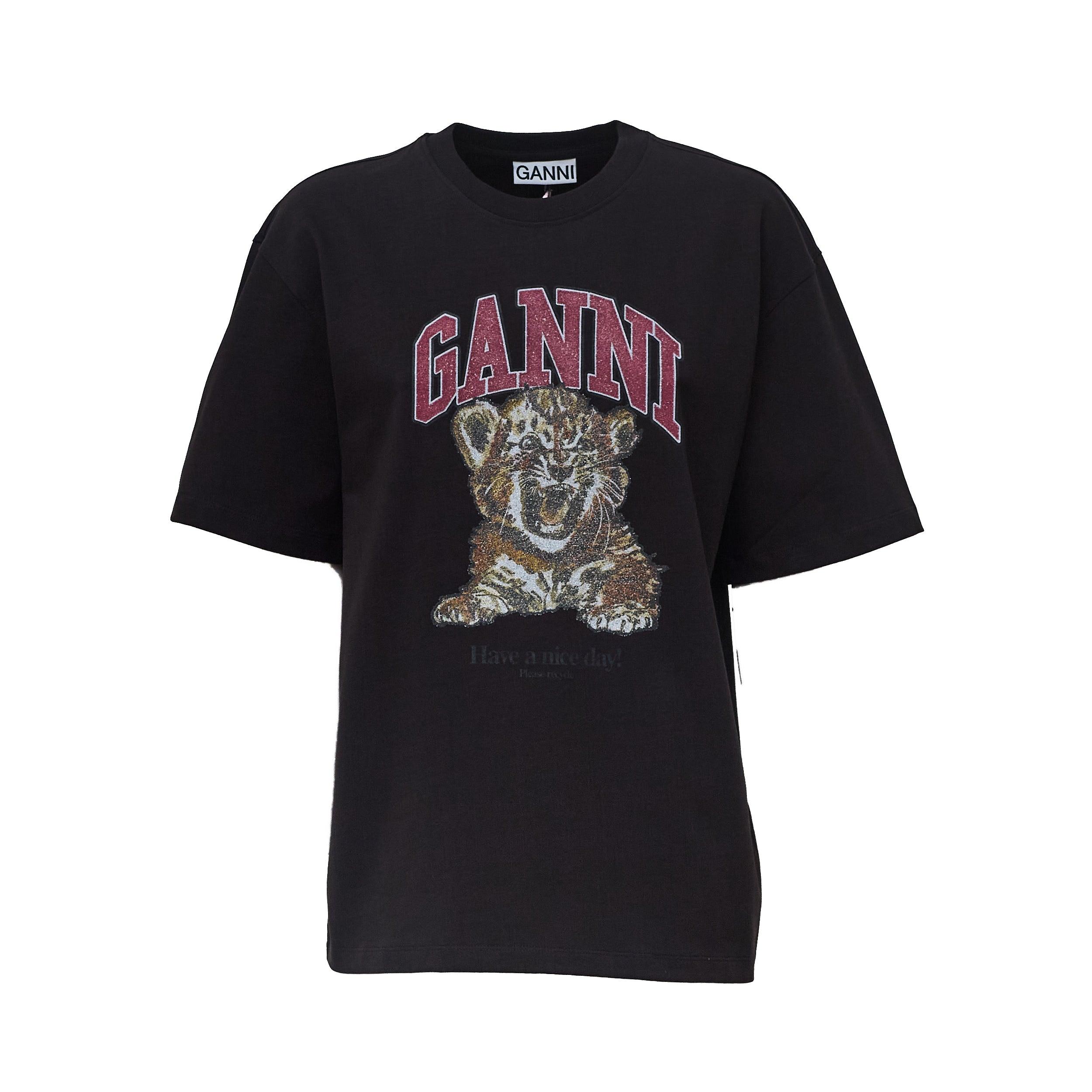 Heavy Cotton Jersey Tiger Caviar
