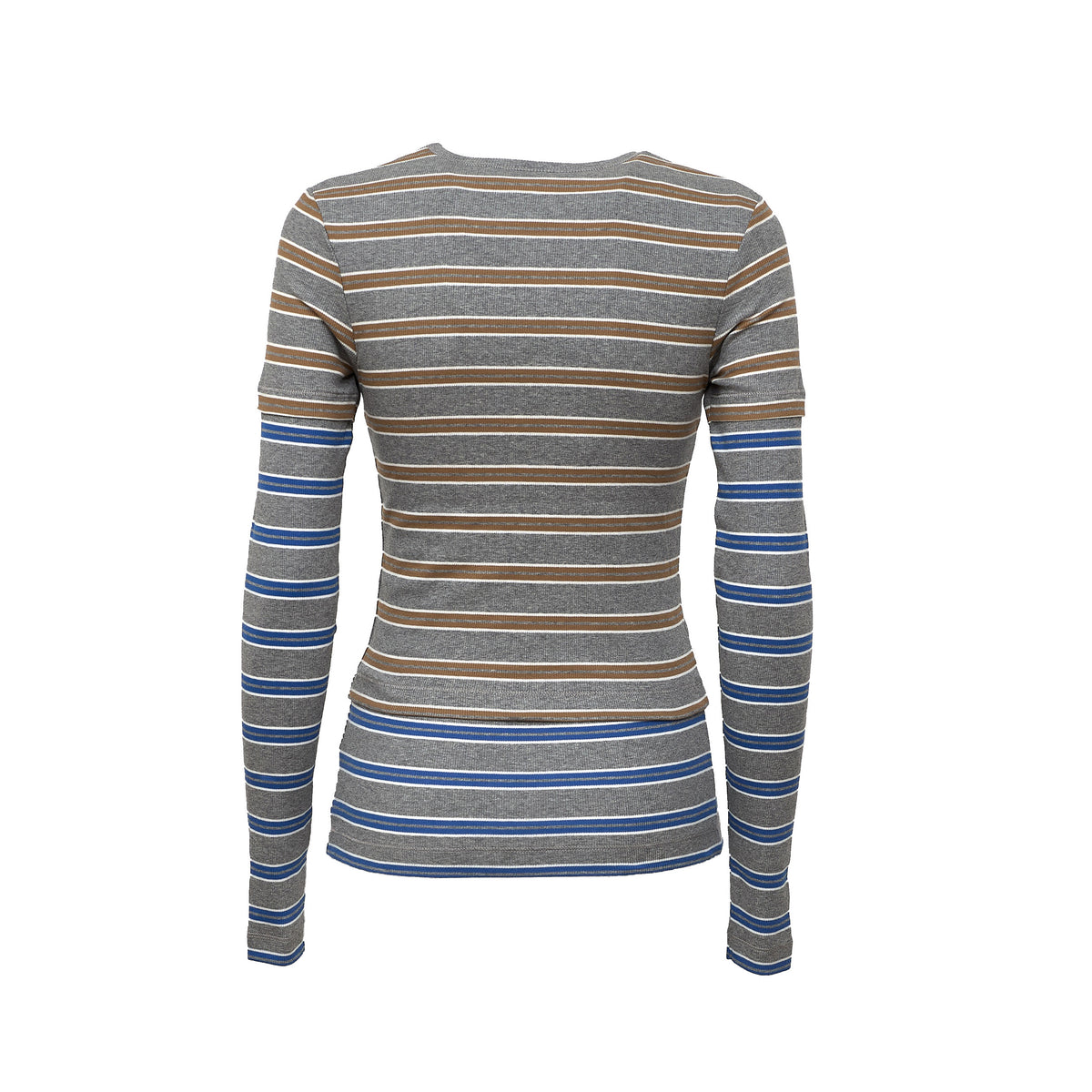 Soft Cotton Rib Long Sleeve Double Layer