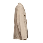 Field Jacket in Gabardine di Cotone e Lino Fay Archive
