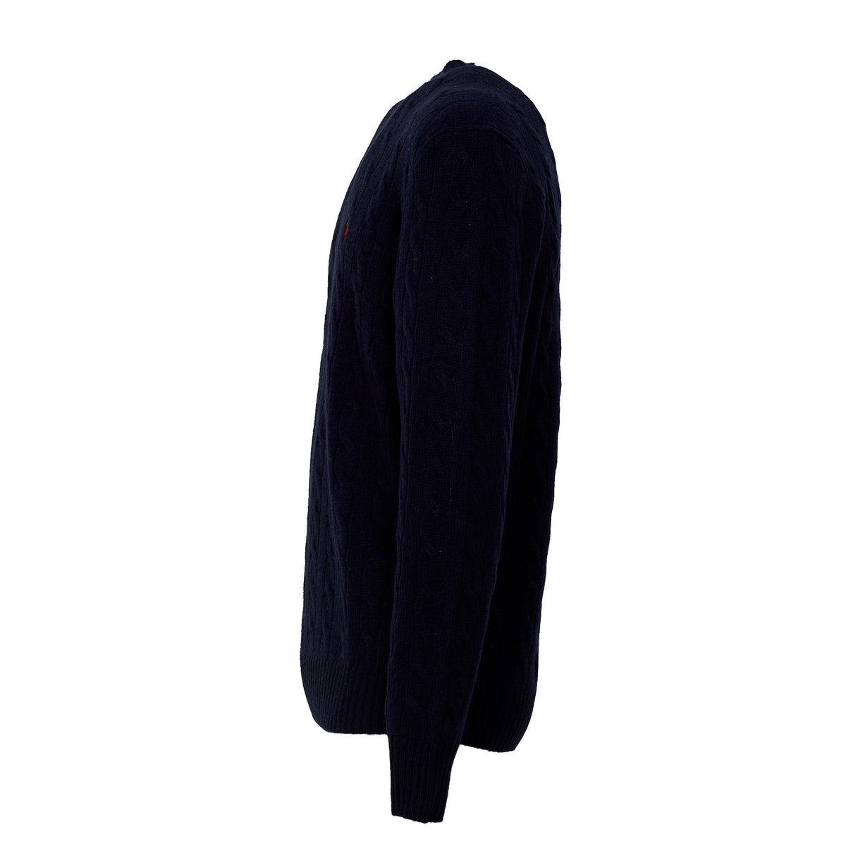 Cable-Knit Crewneck Pullover In Wool, Cashmere