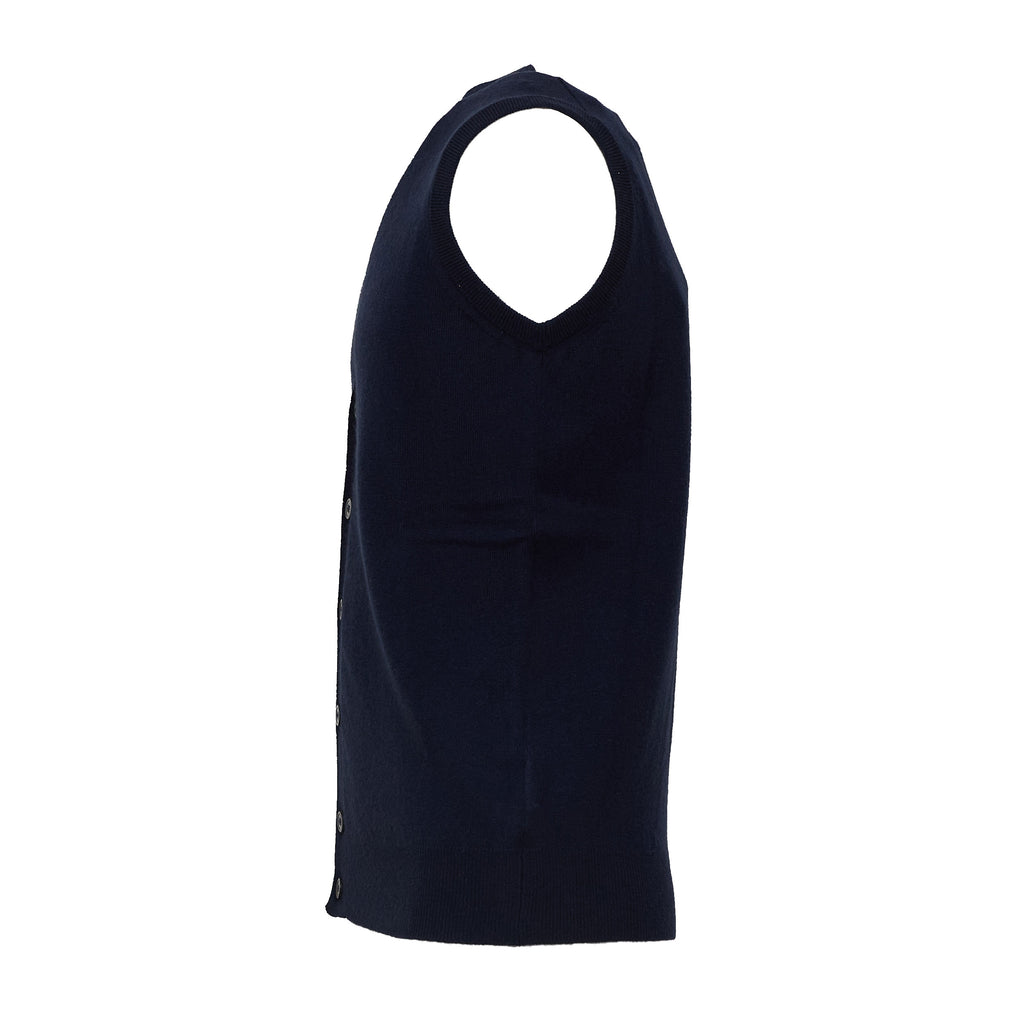 Gilet Bottoni In Lana, Cashmere