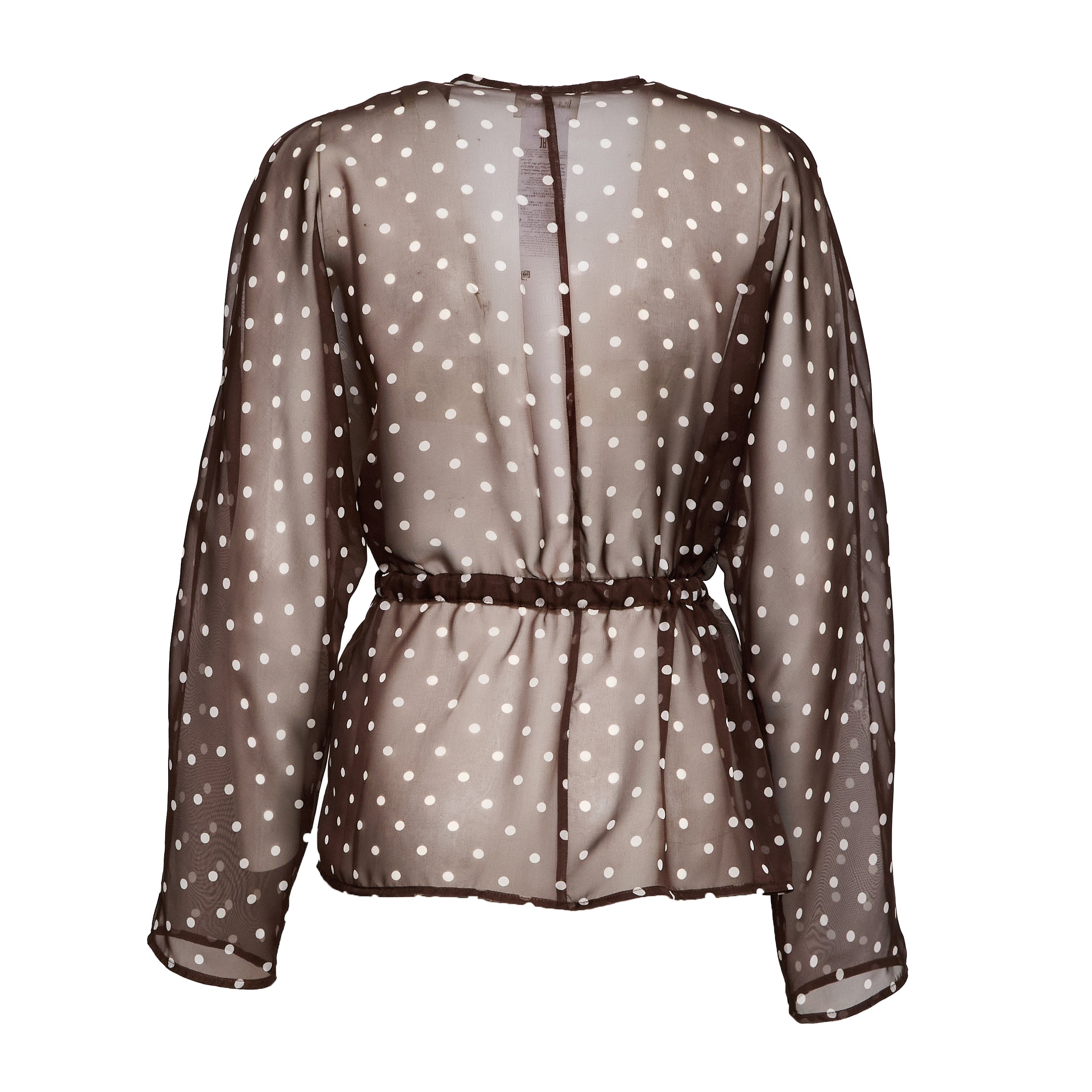 Coprispalle Pallina In Chiffon Poly Stampa Pois