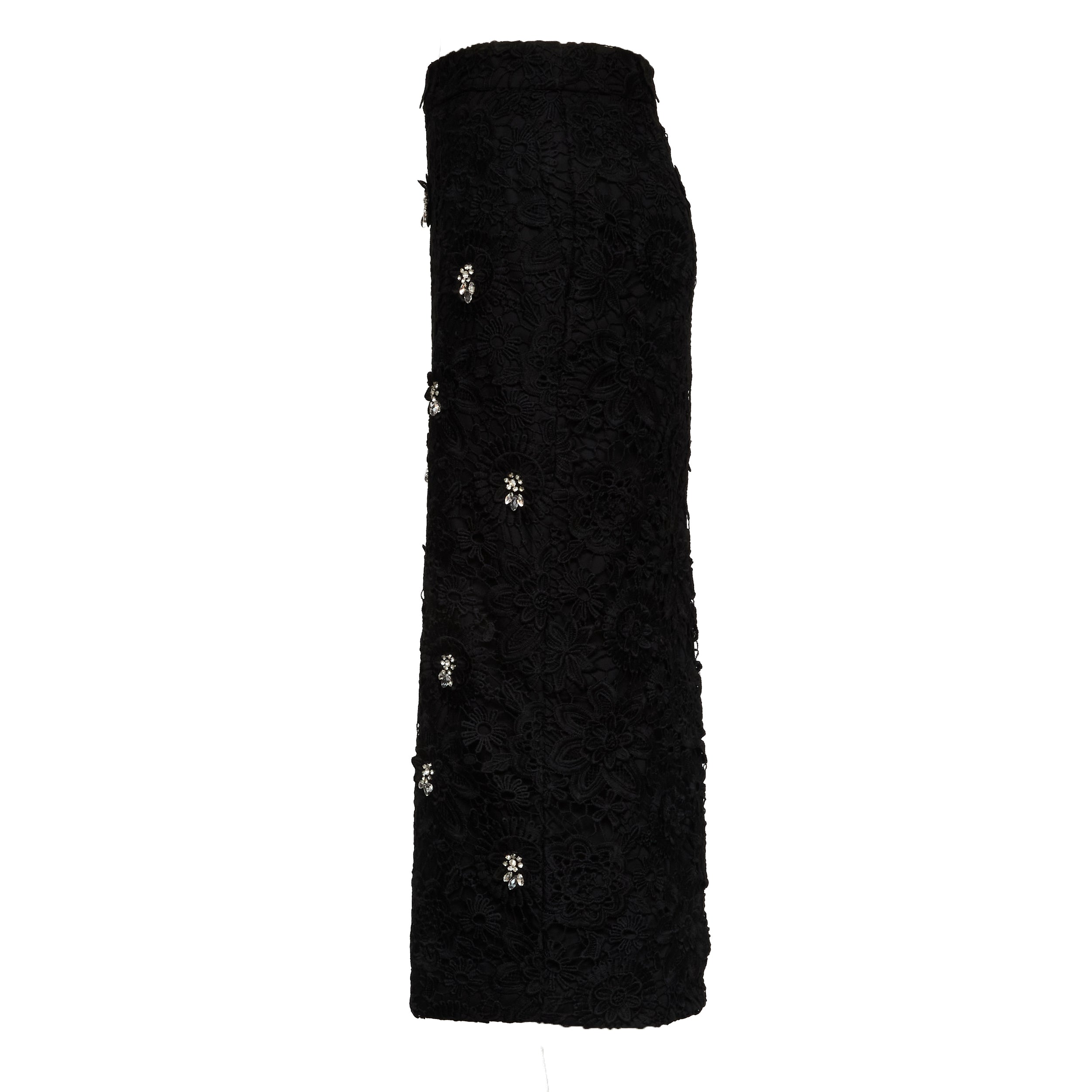 Jourget Lace Pencil Skirt
