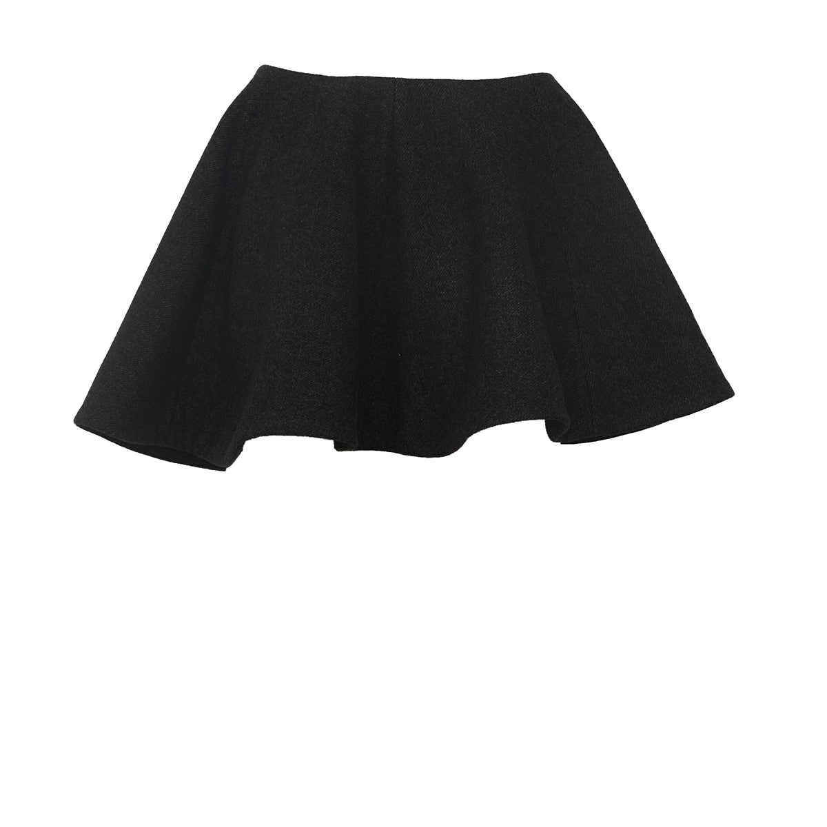 Peacoat Wool Skirt