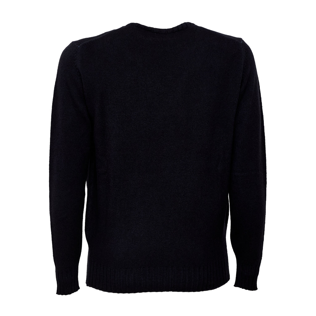 Maglia Girocollo In Lana, Cashmere