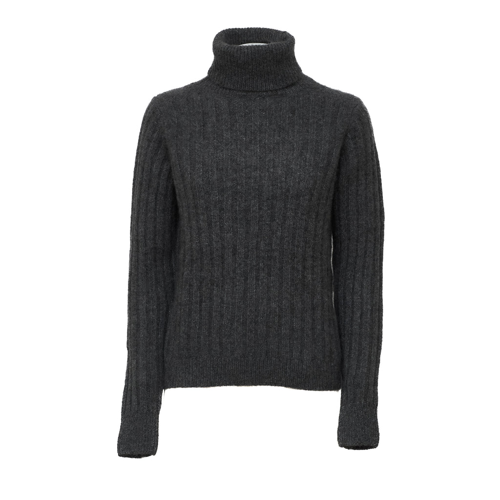 Dolcevita A Costine In Cashmere, Seta