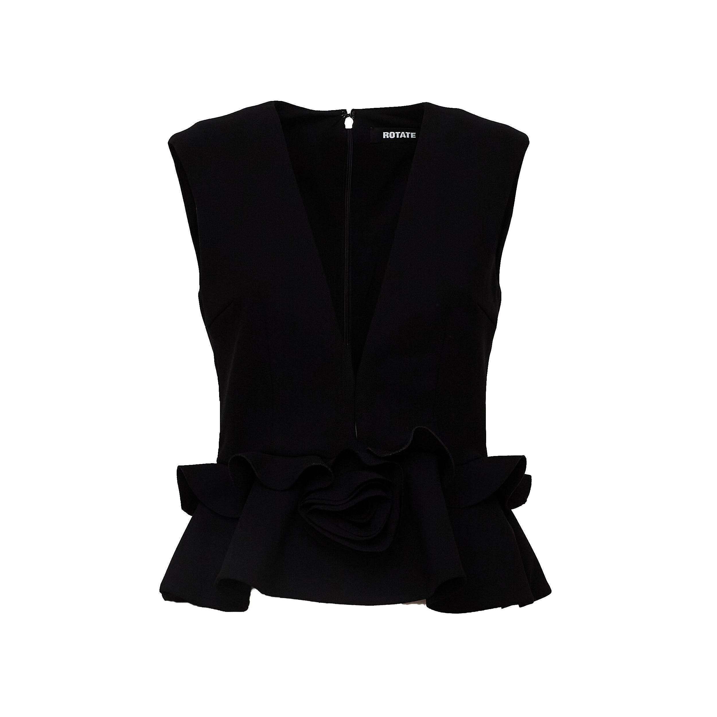 Fleuri V-Neck Flower Top