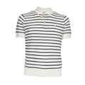 Maglia Polo A Righe Manica Corta