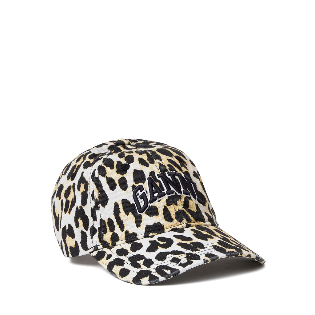 Washed Cotton Canvas Cap Leo Emb