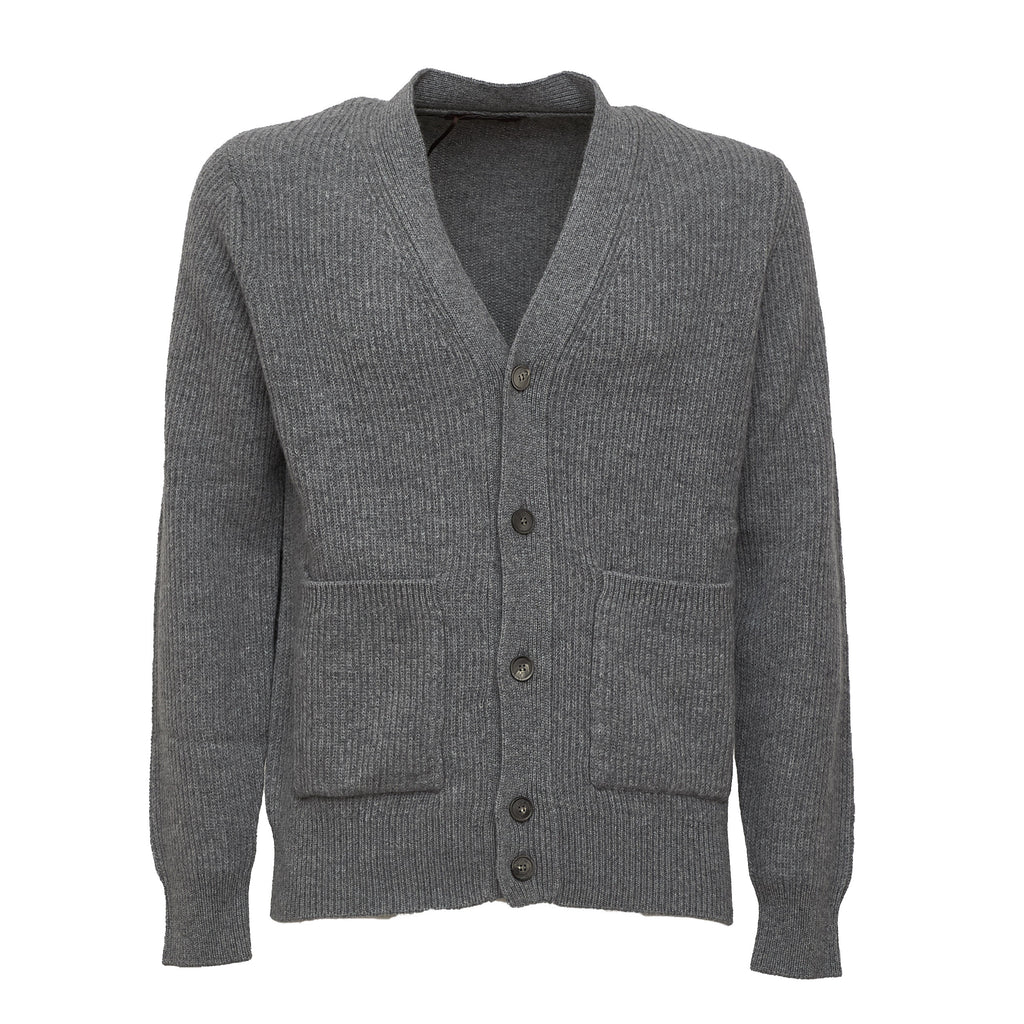 Cardigan Costa Inglese In Lana, Cashmere
