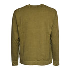 Cotton Crepe Double Crewneck Sweater