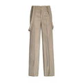 Pantaloni Tecla Wide Leg In Lino Lyocell
