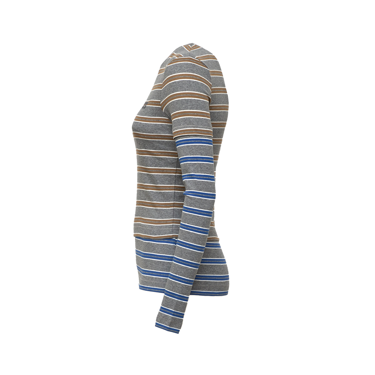 Soft Cotton Rib Long Sleeve Double Layer