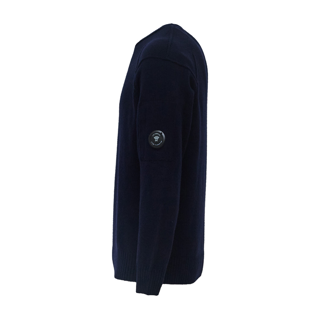Lambswool Grs Crewneck Lens Sweater