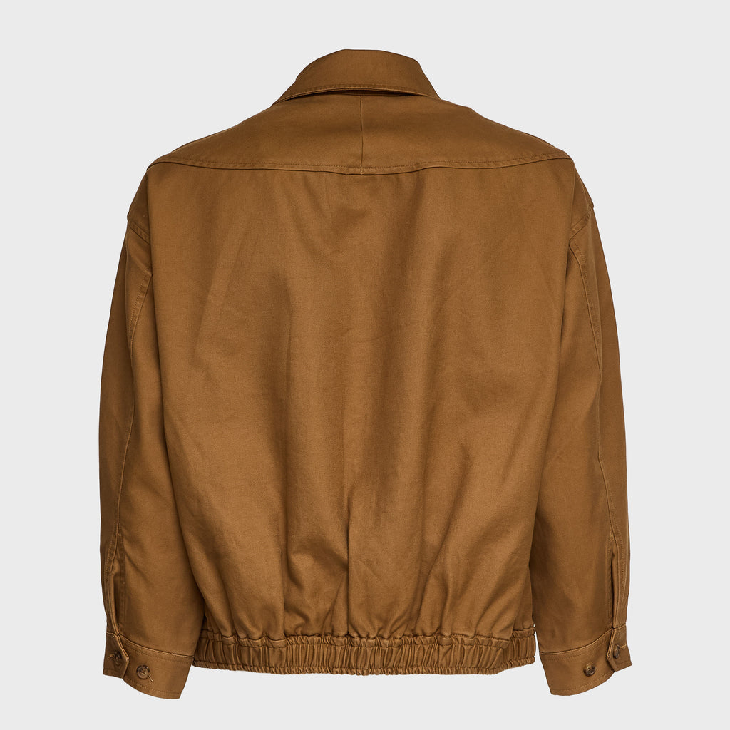 Giubbotto Bomber In Twill Di Cotone