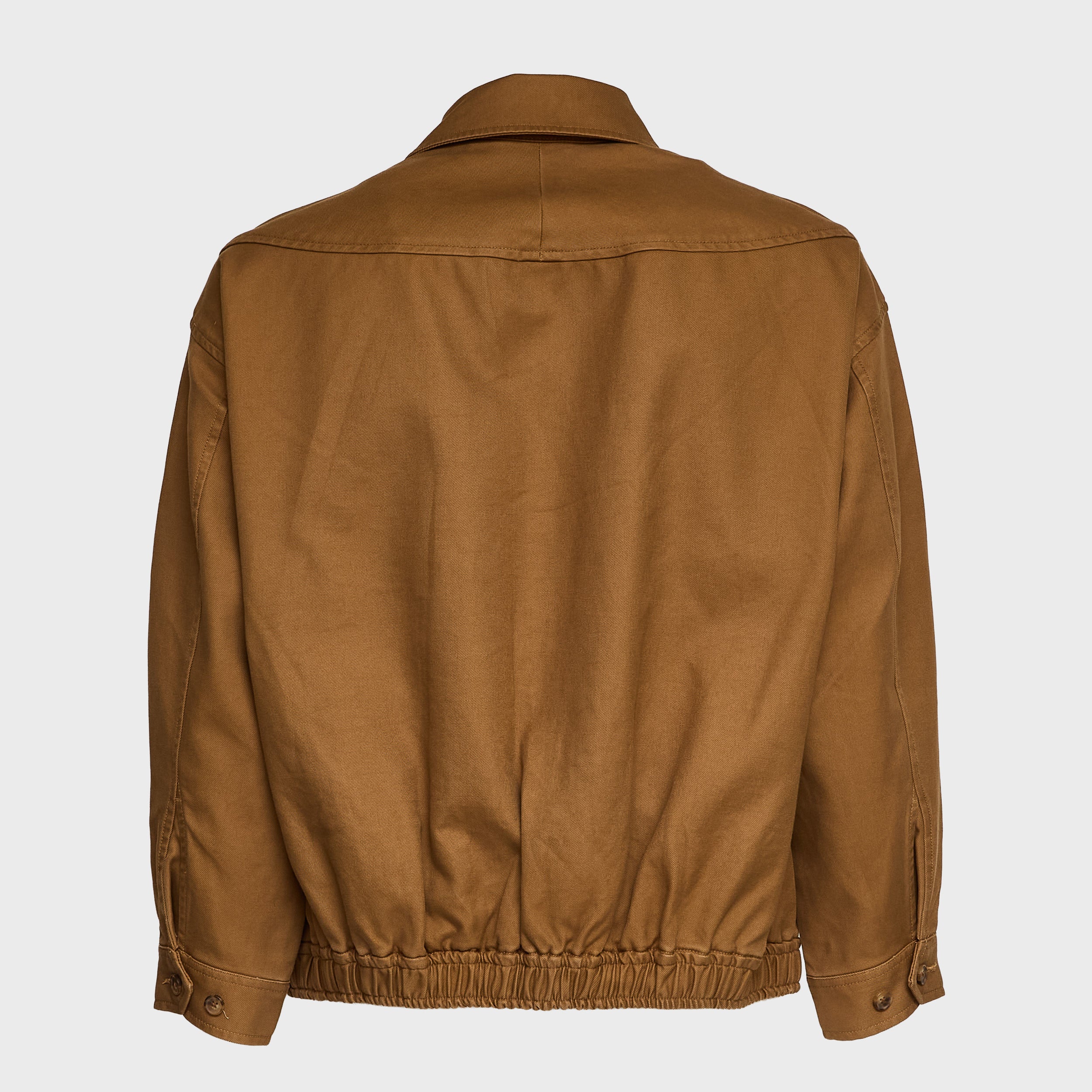 Giubbotto Bomber In Twill Di Cotone