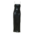 Yuliana Sequins Maxi Slip Dress