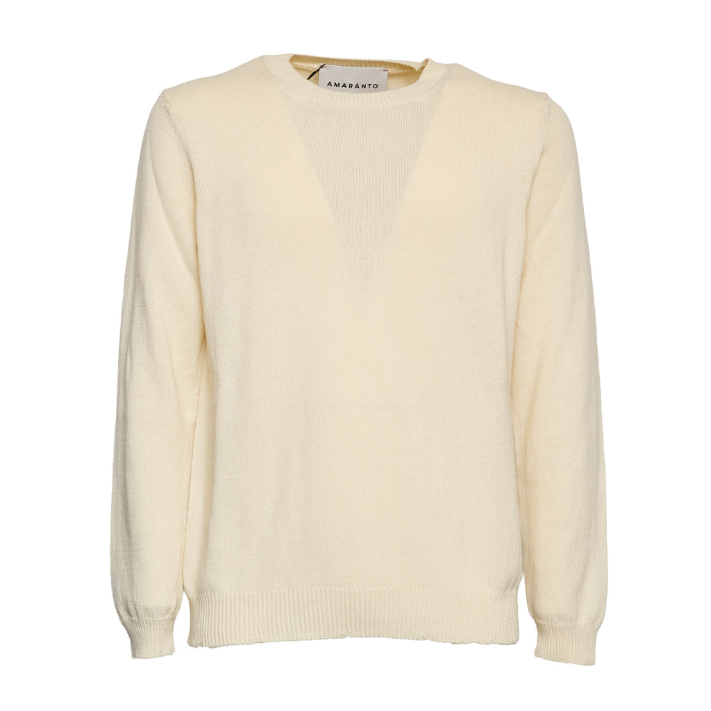 Maglia Girocollo In Cotone