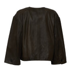 Giacca In Pelle Caliga Nappa Vegetal Wash