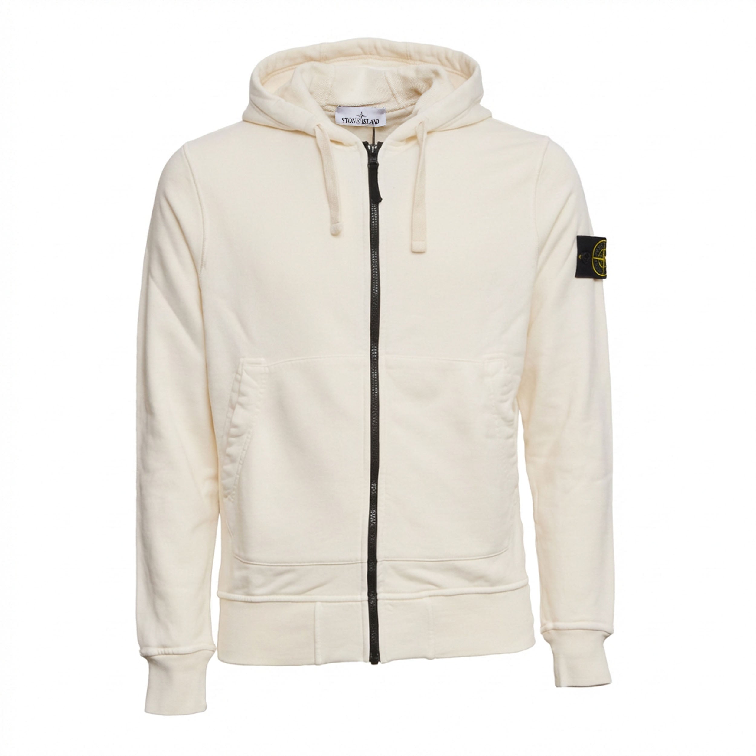 Felpa Con Cappuccio, Zip Organic Cotton Fleece