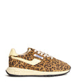 Sneakers Reelwind Low In Pelle, Suede Leopard
