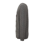 Cable-Knit Cardigan In Wool, Cashmere