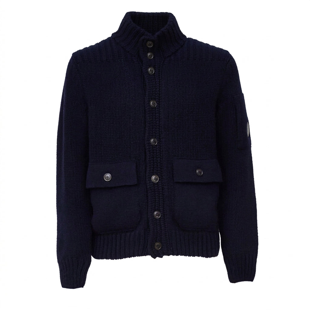 Lambswool Grs Button Lens Sweater