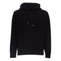 Brushed And Emerized Diagonal Fleece Hooded Logo Sweatshirt