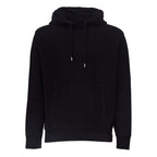 Brushed And Emerized Diagonal Fleece Hooded Logo Sweatshirt