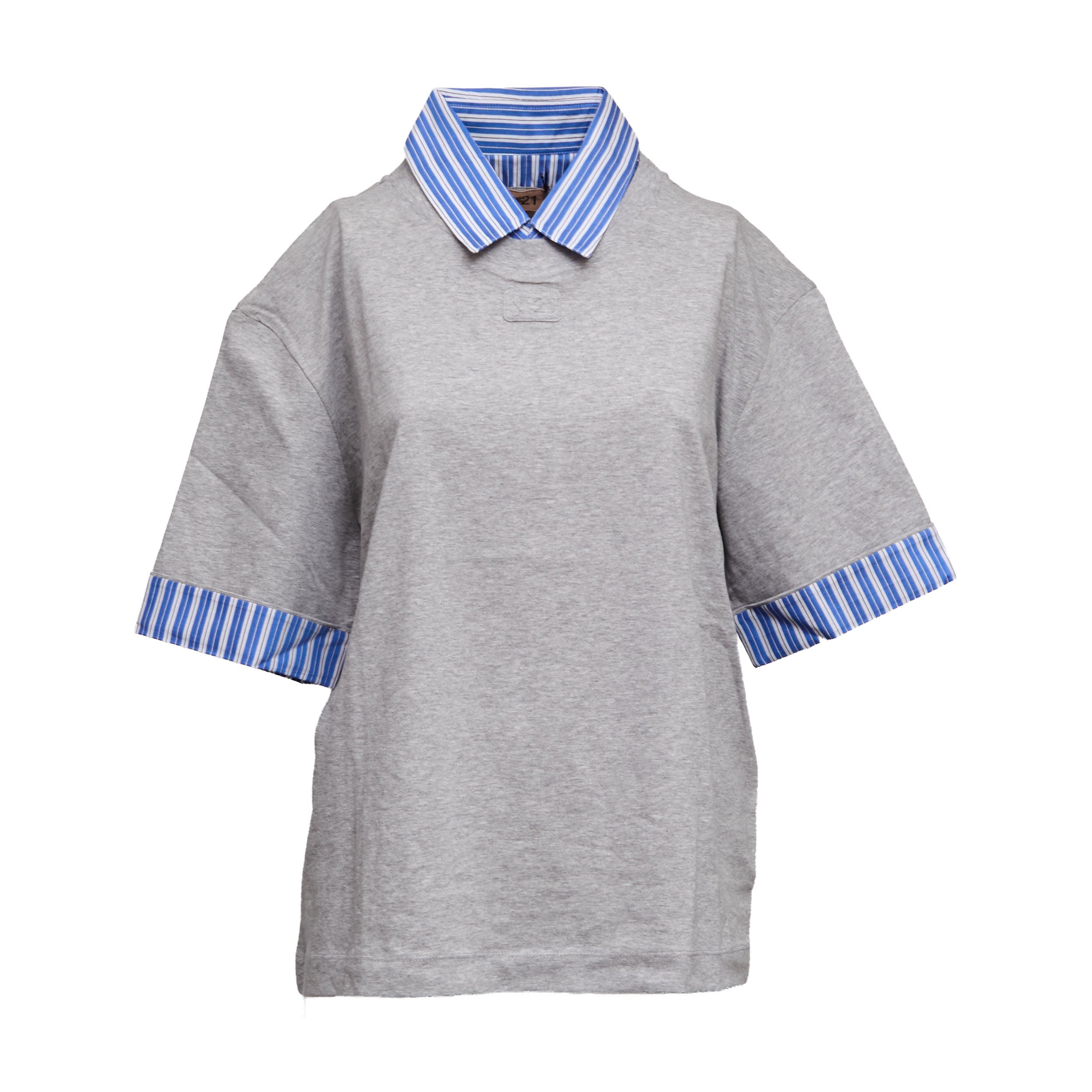 T-Shirt Con Dettagli In Cotrasto