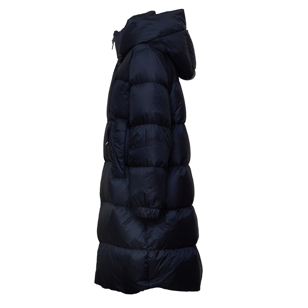 Imbottito Lungo Marte In Tela Antigoccia, Downproof