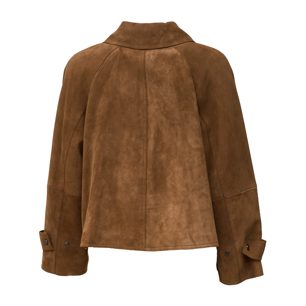Giacca In Pelle Abito Thick Goat Suede