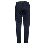 Pantaloni Lunghi In Cotone Satin Con Coulisse