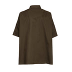 Camicia In Popeline Di Cotone Stretch