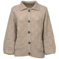 Maglia Cardigan Con Colletto