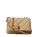 The Slim Dual Chain Shoulder Quilted Leather Dual Bag