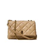 The Slim Dual Chain Shoulder Quilted Leather Dual Bag