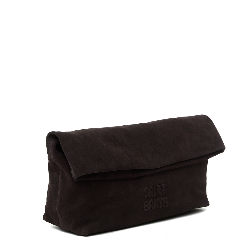 Suede Maxi Pouch