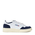 Sneakers Medalist Low In Pelle Soft Bianca, Denim