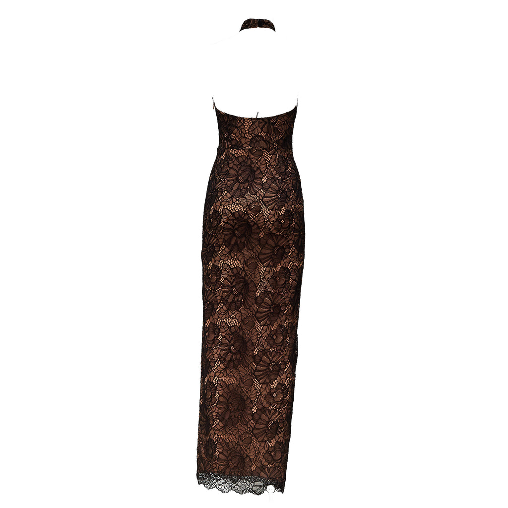 Kasia Lace Halterneck Dress