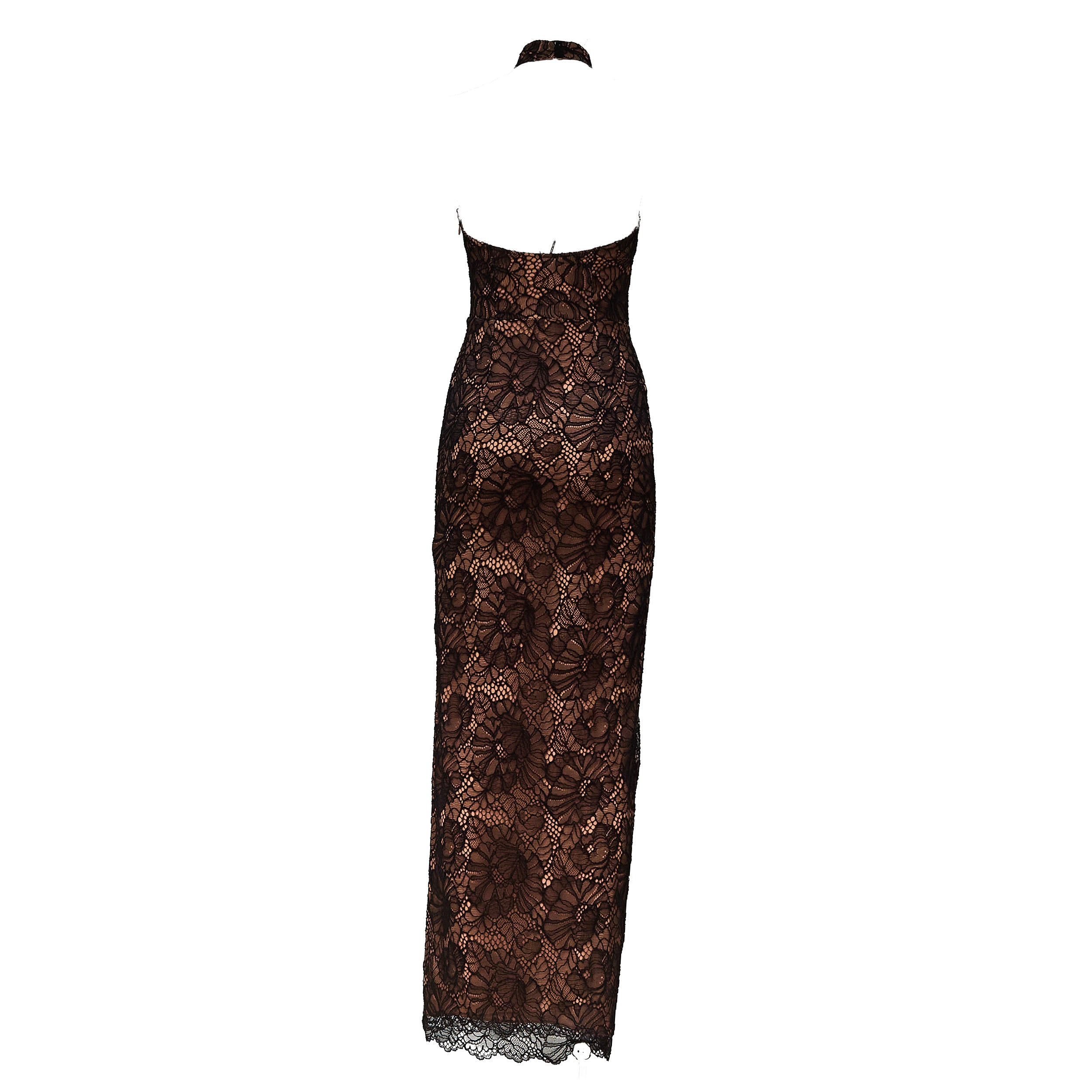 Kasia Lace Halterneck Dress