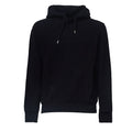 Brushed And Emerized Diagonal Fleece Hooded Logo Sweatshirt