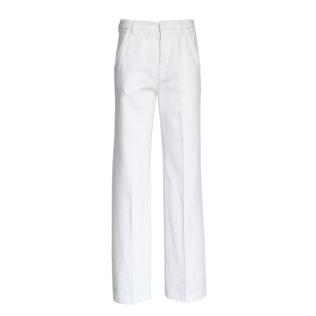 Pantaloni Reina Wide Leg In Bull Fisso 10 1/4 Oz Bluesign