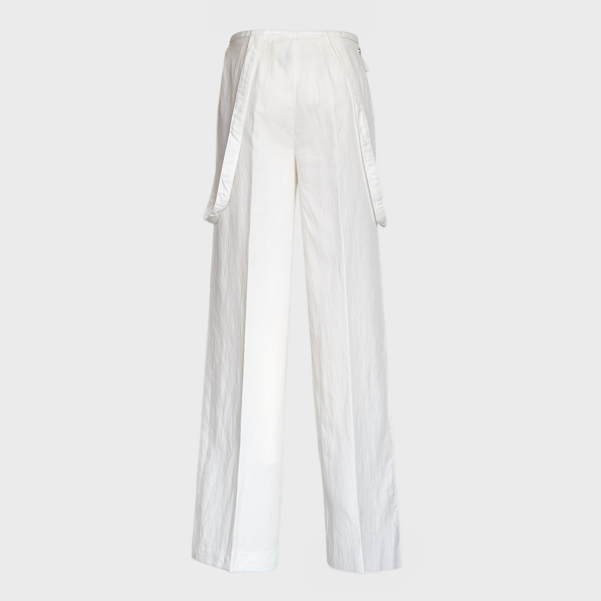 Pantaloni Tecla Wide Leg In Lino Lyocell
