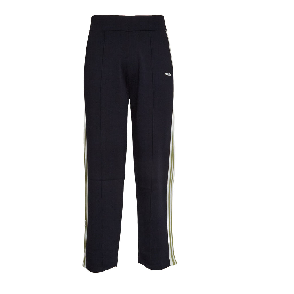 Joggers Lavorati A Maglia Stile Tennis