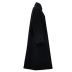 Cappotto Svasato Collo Tondo